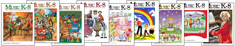 Music K-8 magazine covers